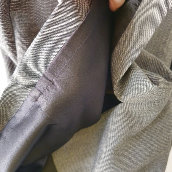 White House Black Market Elegant Gray Sleeveless Dress Size 6 - Picture 10 of 12